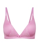 Triangle bra without underwire bubble gum pink