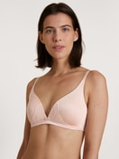 Triangle bra without underwire