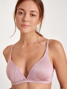 Triangle bra without underwire