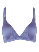 Triangle bra without underwire