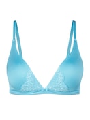 Reggiseno a triangolo senza ferretti blue topaz