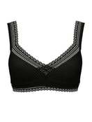 Women - Soft bra made of Modal in Black, Unicoloured, from the Etude Ajours series by CALIDA
