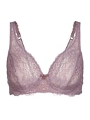 Soft non-wired bra elderberry