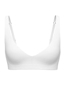 Women - Soft bra made of Polyamide in White, Unicoloured, from the Sleek Skin series by CALIDA