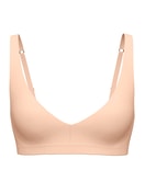 Women - Soft bra made of Polyamide in Beige, Unicoloured, from the Sleek Skin series by CALIDA