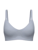 Donna - Reggiseno incollato in Modal di colore Grigio, Tinta unita, della serie Natural Skin di CALIDA