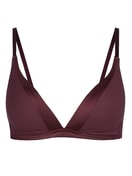 Triangle bra with padding port royal red