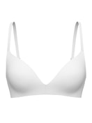 Women - Padded bra without underwire made of Polyamide in White, Unicoloured, from the Sleek Skin series by CALIDA