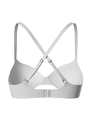 Donna - Reggiseno preformato con spalline multifunzione in Poliammide di colore Bianco, Tinta unita, della serie Sleek Skin di CALIDA