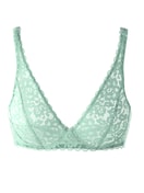 Soft non-wired bra soft green