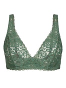 Soutien-gorge soft sans armatures laurel green-white