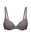Donna - Reggiseno con ferretto in Poliammide di colore Marrone, Tinta unita, della serie Sleek Skin di CALIDA