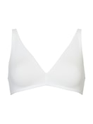 Soft bra without underwire white