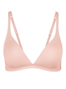 Triangle bra without underwire