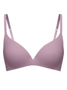 Triangle bra without underwire elderberry