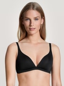 Triangle bra without underwire