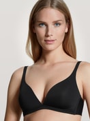 Triangle bra without underwire