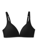 Triangle bra without underwire black