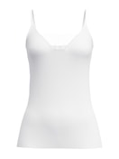 Women - Spaghetti top made of 100% Cotton in White, Lace, from the Cotton Desire series by CALIDA