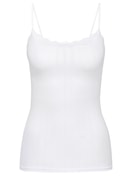 Top con spalline bianco