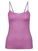 Top con spalline mulberry mauve