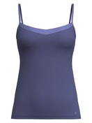 Damen - Spaghetti-Top aus Baumwolle in Blau, Einfarbig aus Serie Cate von CALIDA