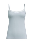 Women - Spaghetti top made of Cotton in Blue, Unicoloured, from the Cate series by CALIDA