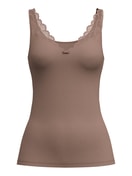 Damen - Tank-Top aus Modal in Braun, Spitze aus Serie Modal Sense von CALIDA