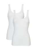 Tank top, two-pack white