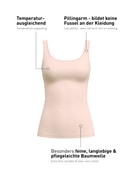 Women - Tank top made of Cotton in Pink, Unicoloured, from the Natural Comfort series by CALIDA
