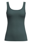 Damen - Tank-Top aus Baumwolle in Grün, Einfarbig aus Serie Natural Comfort von CALIDA