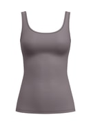 Donna - Tank top in Cotone di colore Marrone, Tinta unita, della serie Natural Comfort di CALIDA