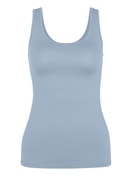 Femme - Débardeur en Swiss+Cotton de couleur Gris foncé, Unicolore, de la série Natural Comfort de CALIDA