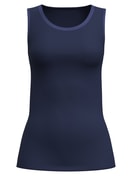 Damen - Tank-Top aus Wolle-Seide aus Wolle in Blau, Einfarbig aus Serie True Confidence von CALIDA
