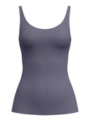 Damen - Tank-Top mit Bustier aus Modal in Grau, Einfarbig aus Serie Natural Skin von CALIDA