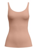 Damen - Tank-Top mit Bustier aus Modal in Grau, Einfarbig aus Serie Natural Skin von CALIDA