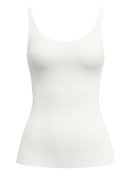 Damen - Tank-Top mit Bustier aus Modal in Weiß, Einfarbig aus Serie Natural Skin von CALIDA