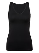 Tank-Top mit V-Ausschnitt black