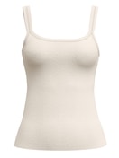 Donna - Top con spalline in Modal di colore Bianco, Tinta unita, della serie Seamless Natural di CALIDA