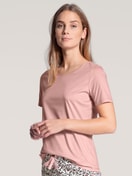 Shirt short sleeve rose bud