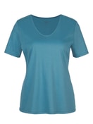 V-shirt niagara blue