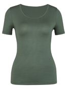 T-Shirt, Rundhals laurel green