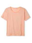 Kurzarm-Shirt bleached apricot