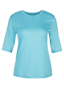 Shirt short sleeve blue topaz