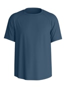 Homme - T-Shirt à manches courtes en Modal de couleur Bleu, Unicolore, de la série Balanced Day de CALIDA