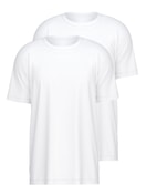 T-Shirt, 2er-Pack weiss