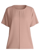 Femme - T-shirt à manches courtes en Modal de couleur Marron, Unicolore, de la série Natural Loungewear de CALIDA