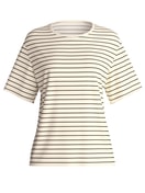Femme - T-shirt à manches courtes en Viscose de couleur Beige, Rayée, de la série Favourites Layering de CALIDA