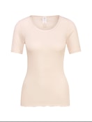 Shirt short sleeve light ivory