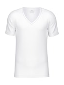 T-Shirt, V-Neck weiss